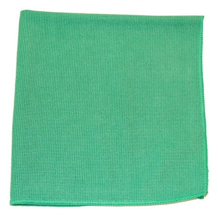 GOLDEN STAR Green Microfiber Cloth Waffle Weav, PK36 MC1616GWW-36PK